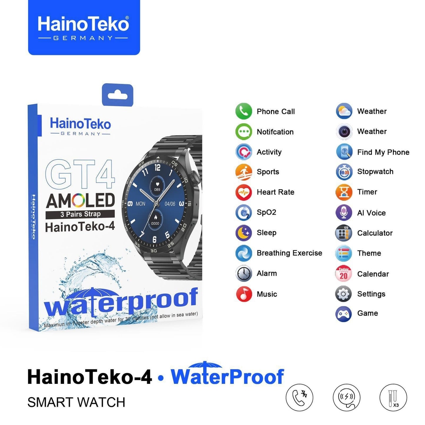 Haino Teko- 4 Smart Watch