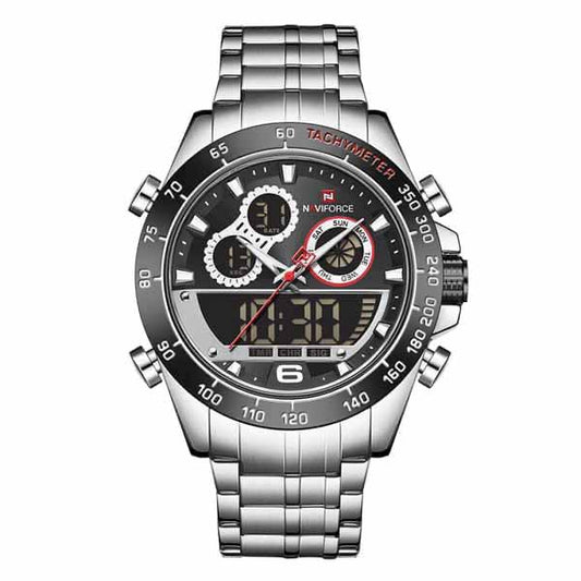 Silver Naviforce stainless steel